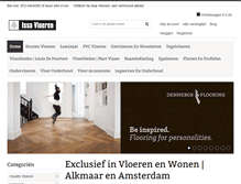 Tablet Screenshot of issavloeren.nl